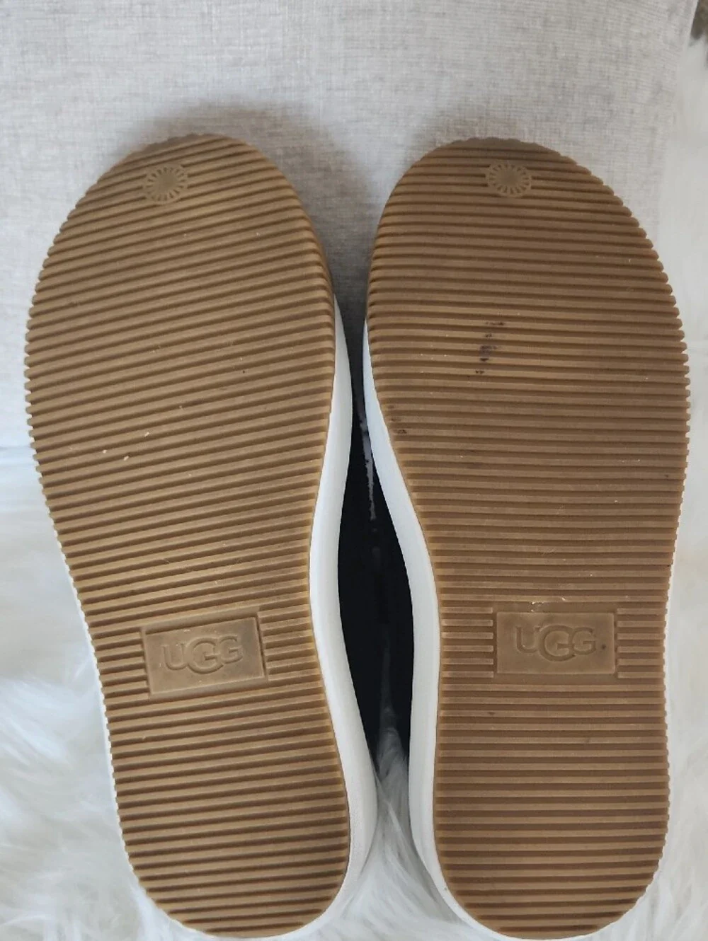 Ugg Platform Suede Mule Sneakers With Gum Shoe Soles